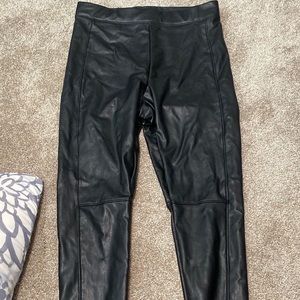 Express leather leggings